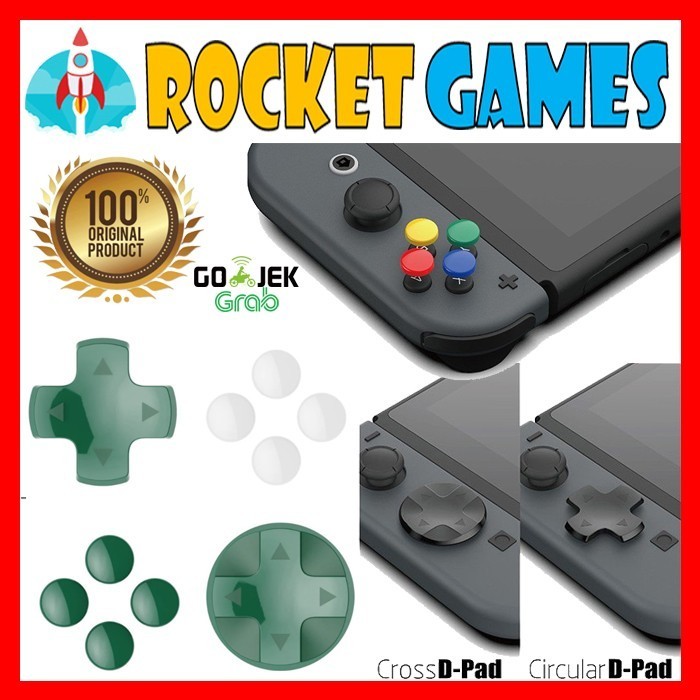 [BEST] Skull & Co. D-Pad Button Cap Thumb Stick JoyCon ZELDA TOTK Switch - ZELDA TOTK