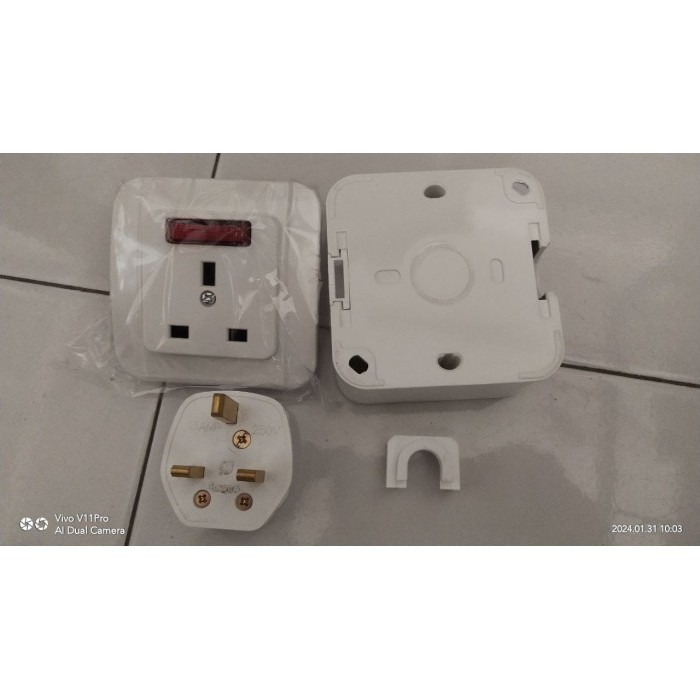 STOP KONTAK COLOKAN AC 1 set  / STOP KONTAK AC