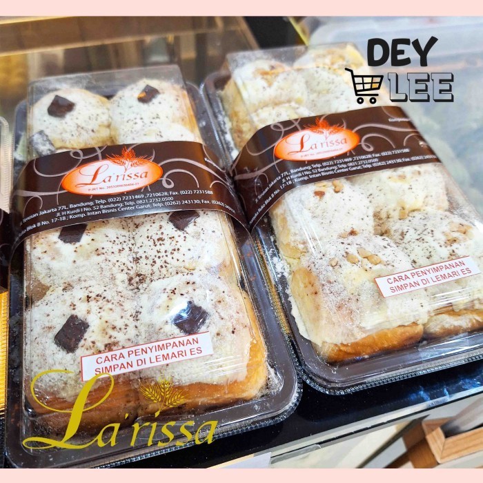 

LARISSA Milk Bun Snow Cotton Roti Susu ALL VARIANT Bandung
