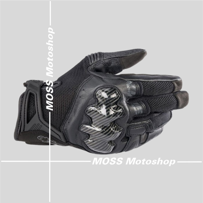 SARUNG TANGAN MOTOR ALPINESTAR SMX-R BLACK ORIGINAL