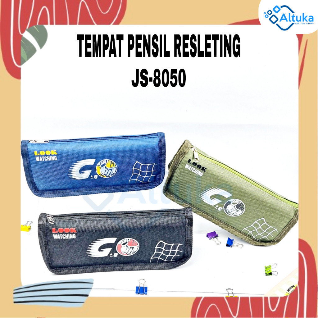 

Kotak Pensil Resliting / Kotak Pensil Pencil Resleting Kain