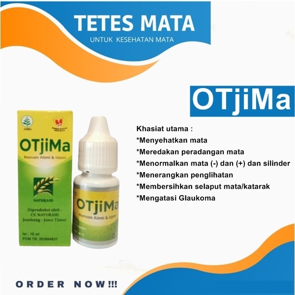 Otjima tetes mata herbal obat mata minus silinder merah dan bengkak BPOM