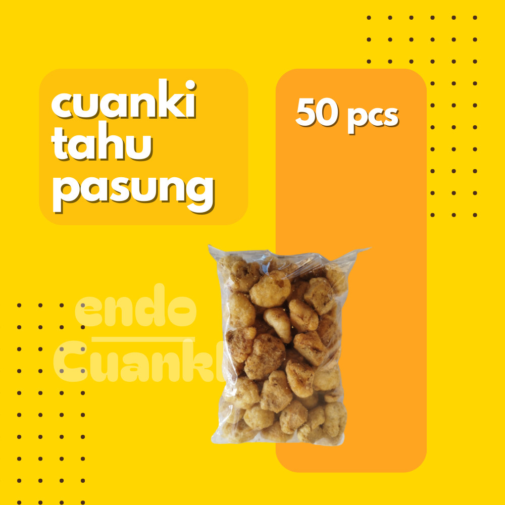 

50 Pcs CUANKI TAHU PASUNG Pelengkap Baso Aci, Seblak, dan Cuanki
