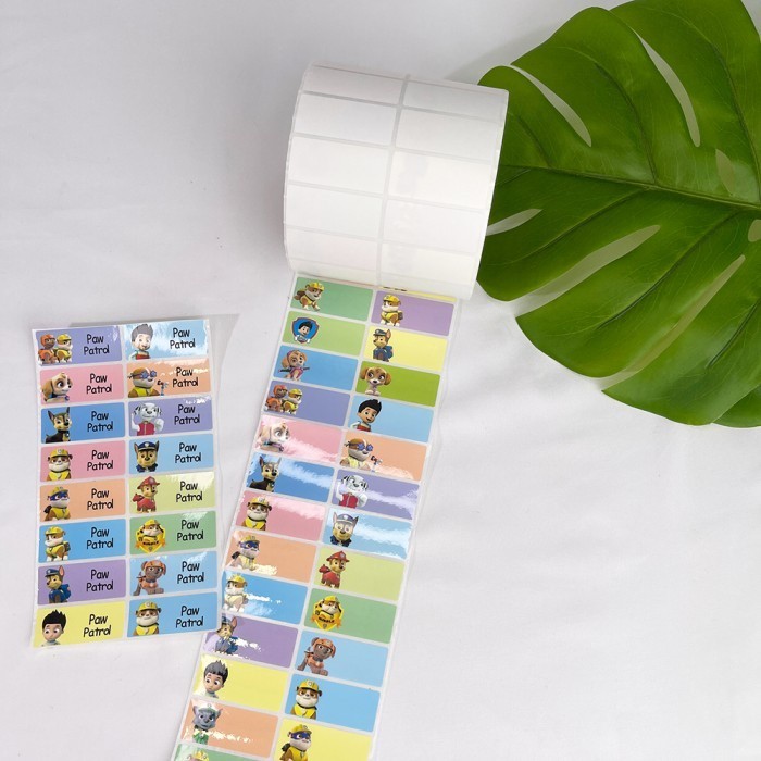 

[PAW PATROL-M-L] LABEL NAMA STIKER NAMA PAW PATROL PREMIUM WATERPROOF