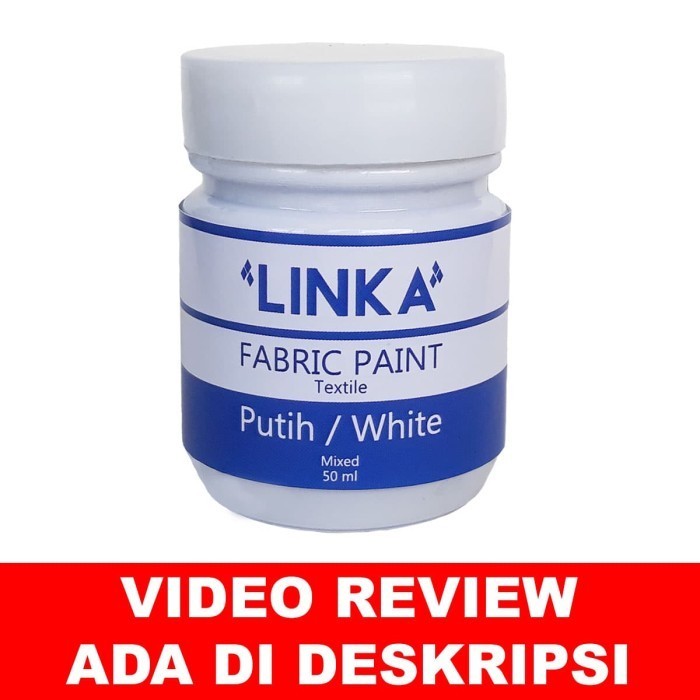 

CAT KAIN/ CAT SEPATU/ Cat Lukis Putih - Fabric Paint/Cat Kain 50ml