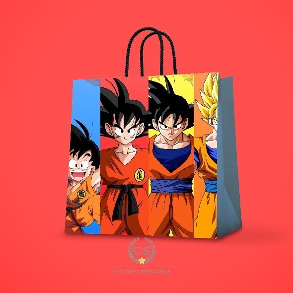 

Andriant Paperbag custom dragon ball/hampers ulang tahun/goodie bag/paper bag - 1