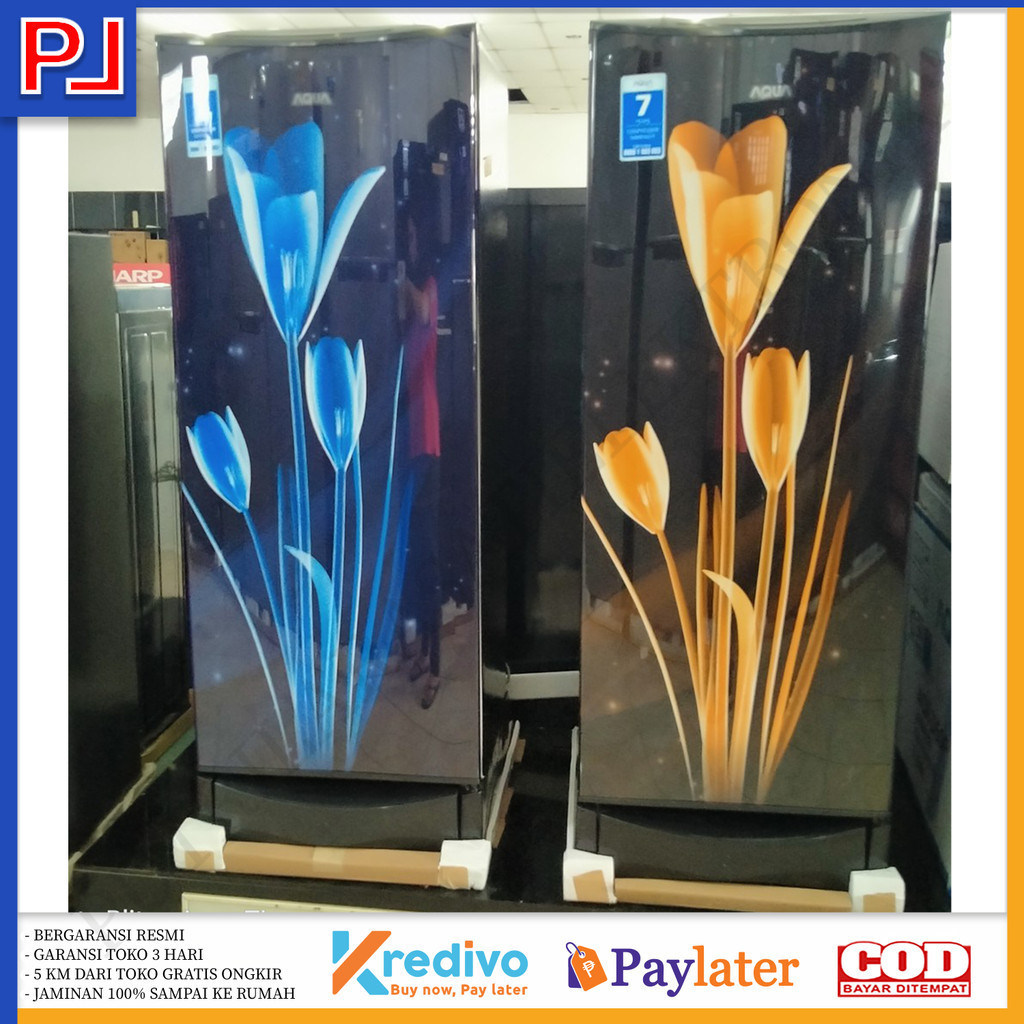 KULKAS 1 PINTU AQUA D190 LK / LB BANDUNG, JAKARTA & JAWABARAT