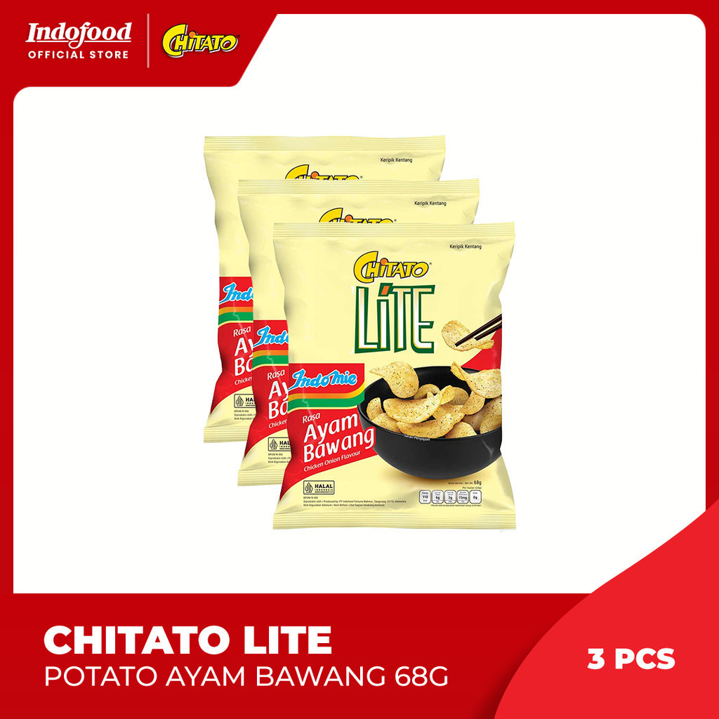 

3 Pcs - Chitato Lite Ayam Bawang 68 gr