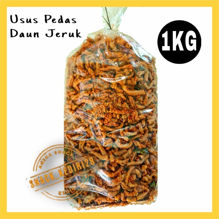 

New Keripik Usus Pedas Daun Jeruk Kripik Usus Krispi 1Kg