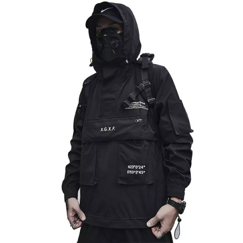 Jaket cagoule simple wangkers original Jaket Techwear
