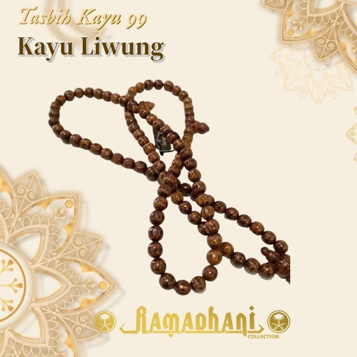 Tasbih Kayu Liwung 99 Butir  - Kayu Liwung
