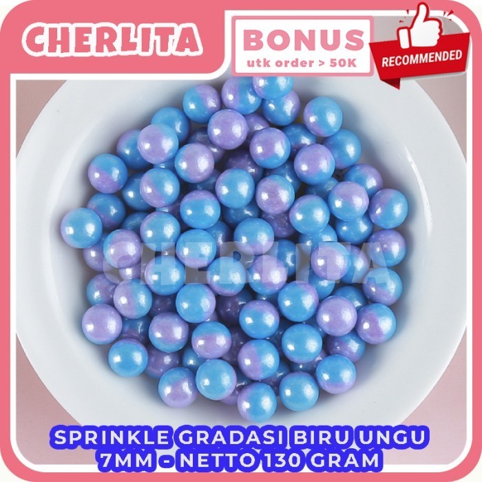 

[BEST] Sugar Sprinkle Dekorasi Topping Hiasan Kue Sprinkles Springkel Trimit - Mix Blue Purple