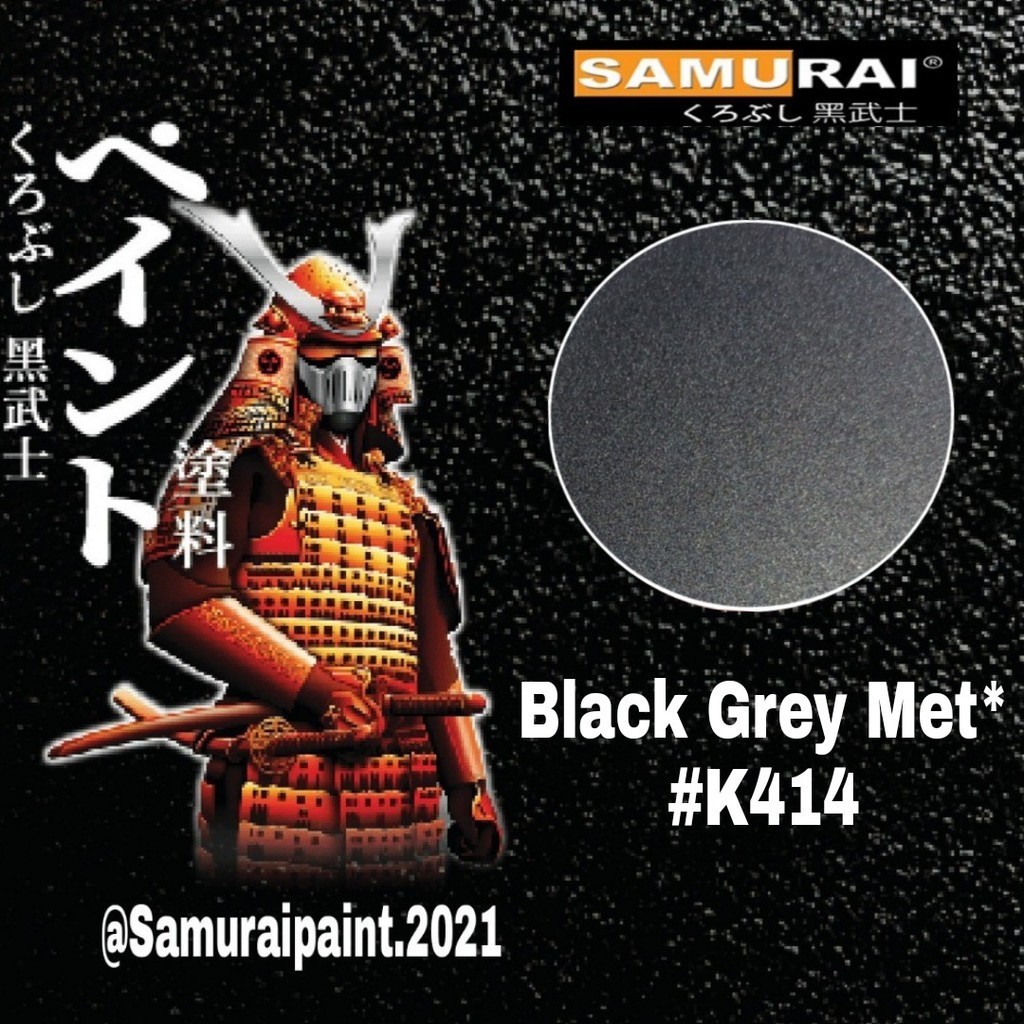 

Samurai Paint Black Grey Met K414 abu-abu kawasaki cat pilok warna abu samurai