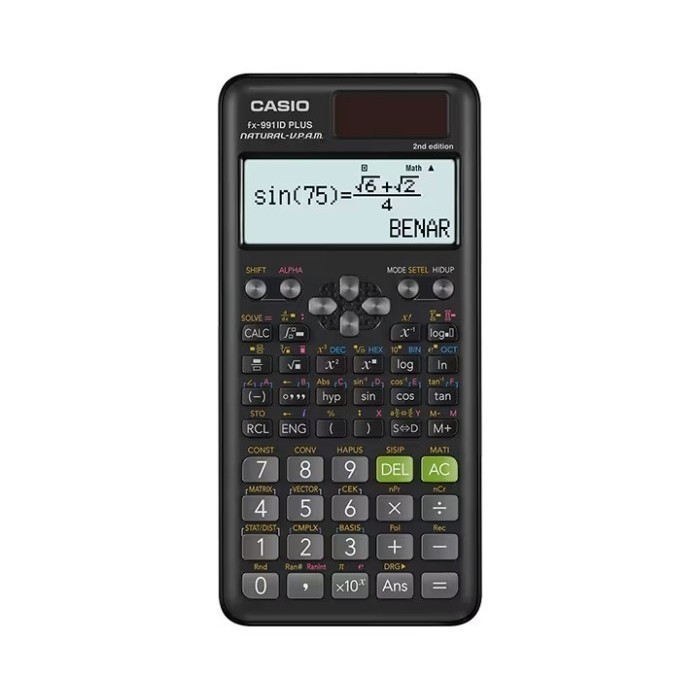 

Casio Calculator FX 991ID PLUS-2 Kalkulator Scientific Ilmiah Original