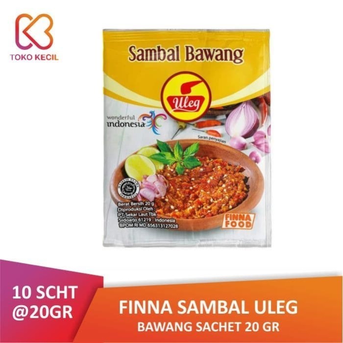 

Finna Sambal Uleg Bawang Sachet (10 Pcs)