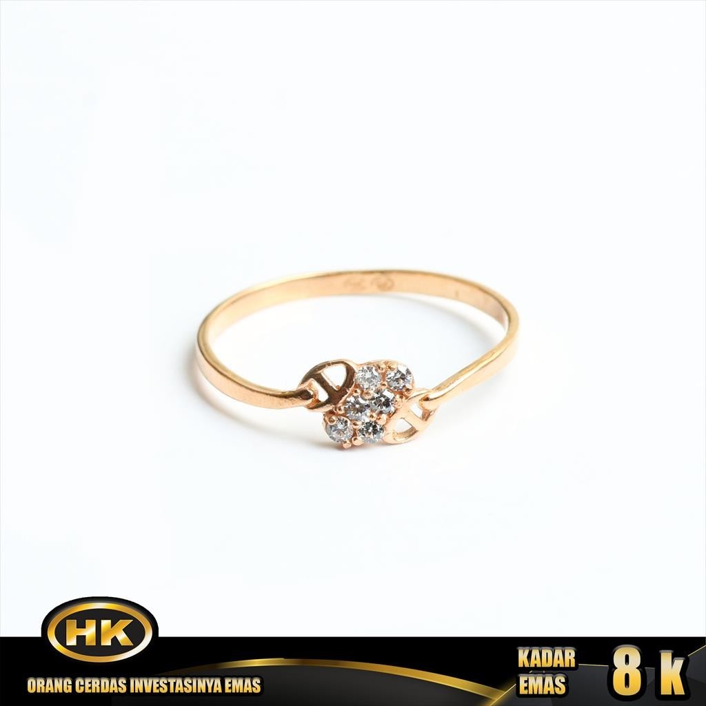 HK Mustika Gold - Cincin Emas 8K - Type 476
