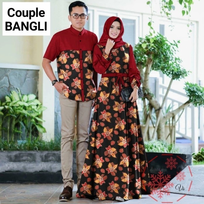 ✨HST.H✨ - TERLARIS da baju couple cople kapel kemeja batik gamis busana muslim fashion