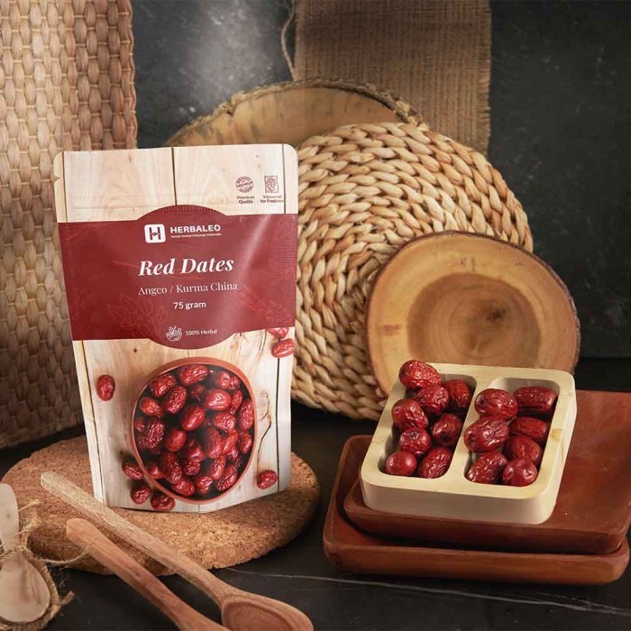 

Herbaleo Red Dates 75 gram ( Angco / Kurma China )
