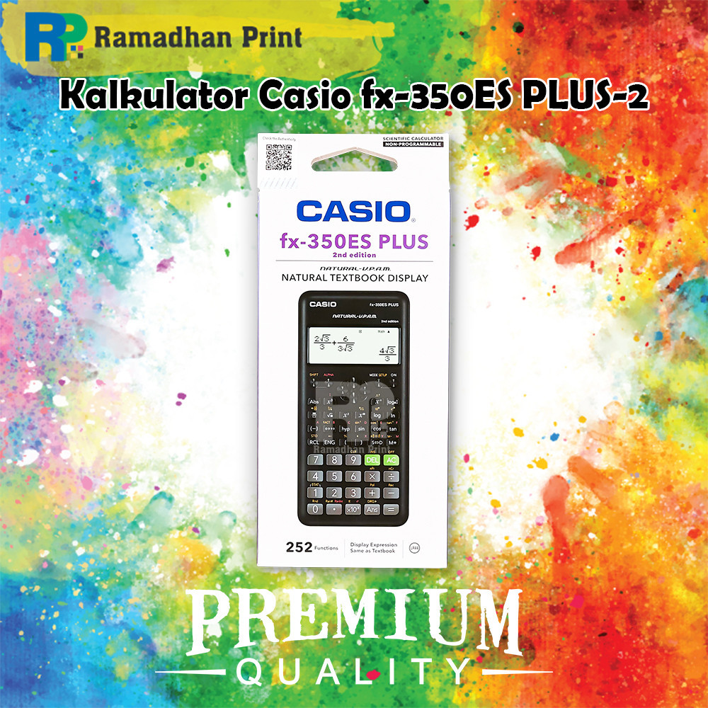

Calculator fx-350ES Casio PLUS-2 Kalkulator Ilmiah Standar Original