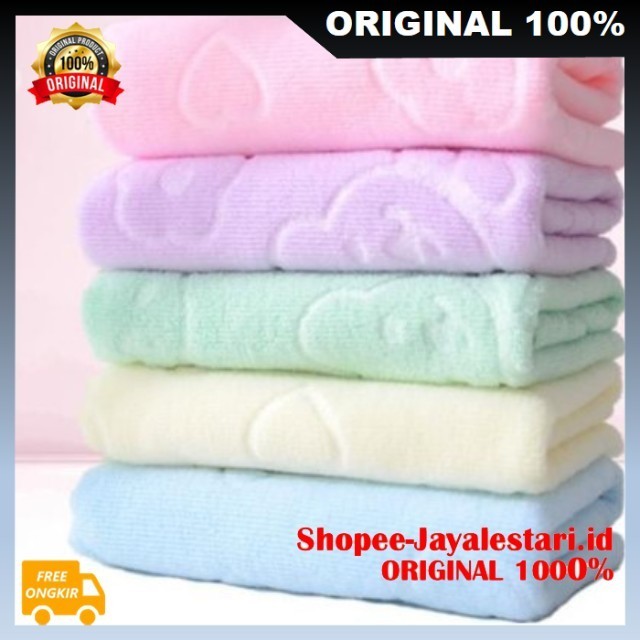 Handuk Kecil Olahraga Untuk Muka.Lembut Motif Beruang - RANDOM WARNA.ORIGINAL