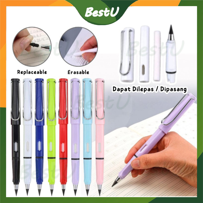 

Pencil Teknologi Eternal /Pensil Sekolah Tanpa Isi Unlimited/Pencil eternal/pensil unlimited /Pensil Magic