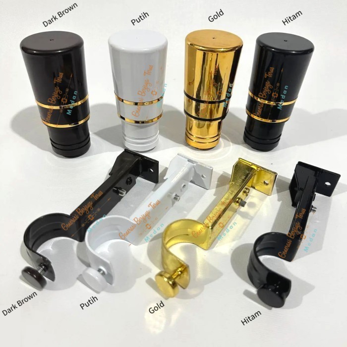 GBT - Endcup Minimalis/End cup Minimalis/ Bracket Tiang Gorden / Kaki Gorden