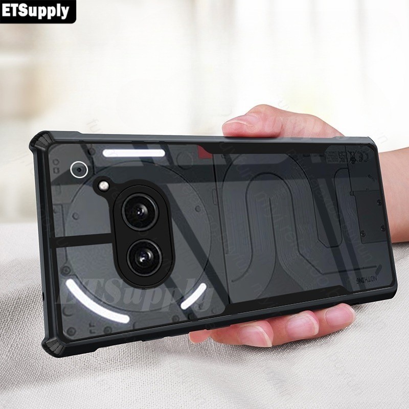 Phone case Nothing Phone 2A Plus Transparent Clear Air Protector Soft Frame Hard Armor Back cover No