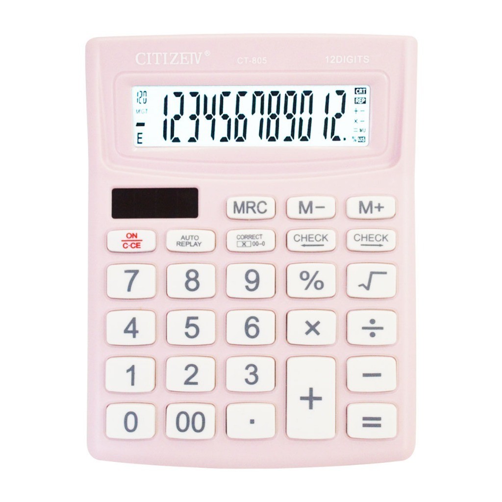 

Citizeiv CT-805 Calculator Citizeiv CT-805 12 Digit Kalkulator Kalkulator 12 Digit