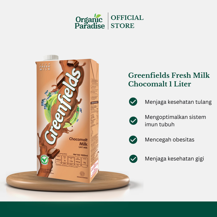 

Greenfields Fresh Milk Chocomalt 1 Lt Greenfields Fresh Milk Chocom