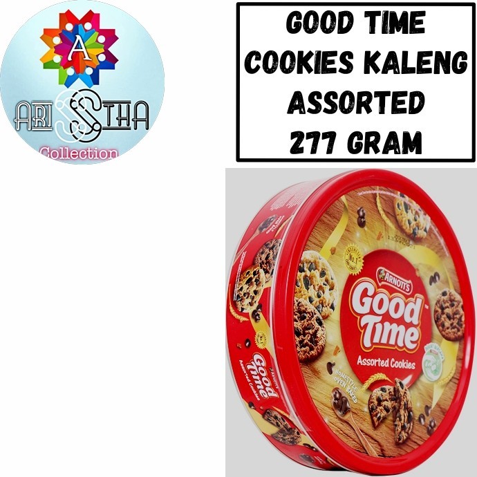 

Good Time 277 Gram Biskuit Chip Cookies Kaleng Assorted