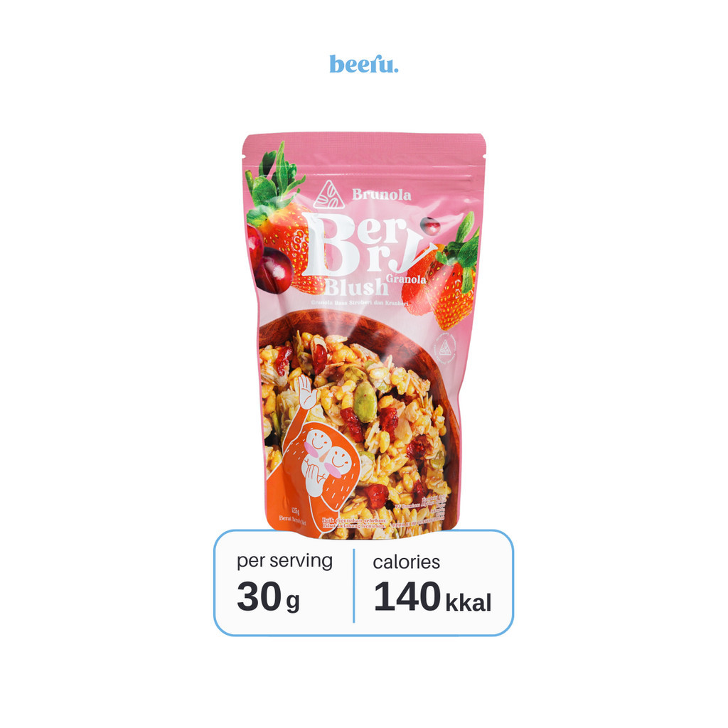 

Brunhaus & Co Berry Blush Granola 125gr