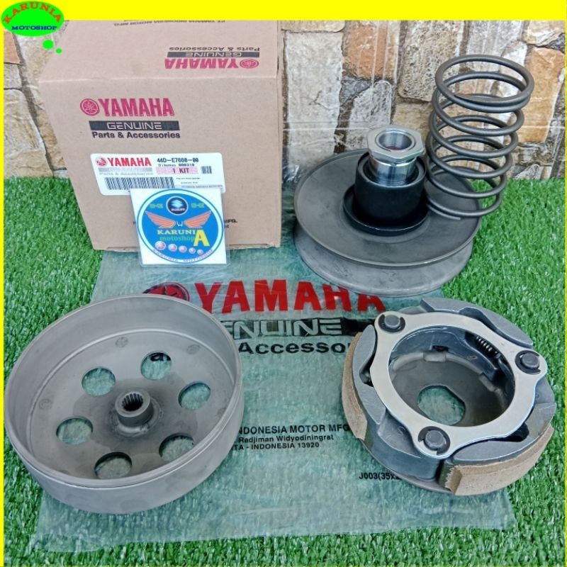 pully assy komplit Pulley xeon karbu 44D YAMAHA XEON
