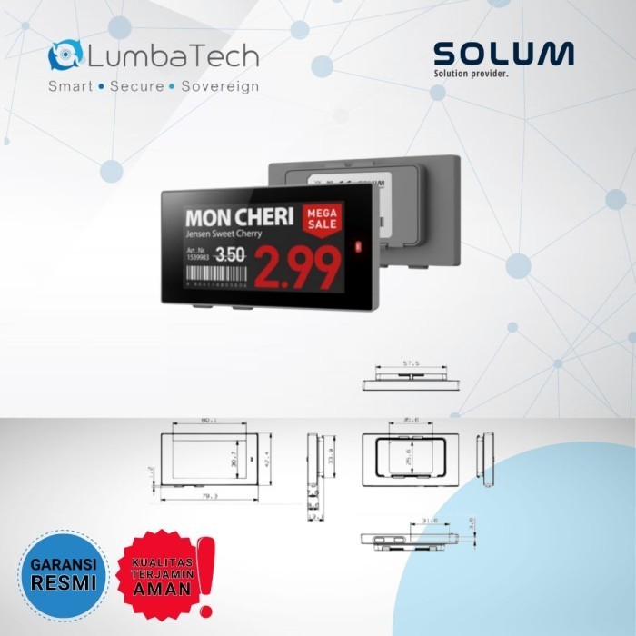 

Solum newton 2.6 inch - Label Elektronik