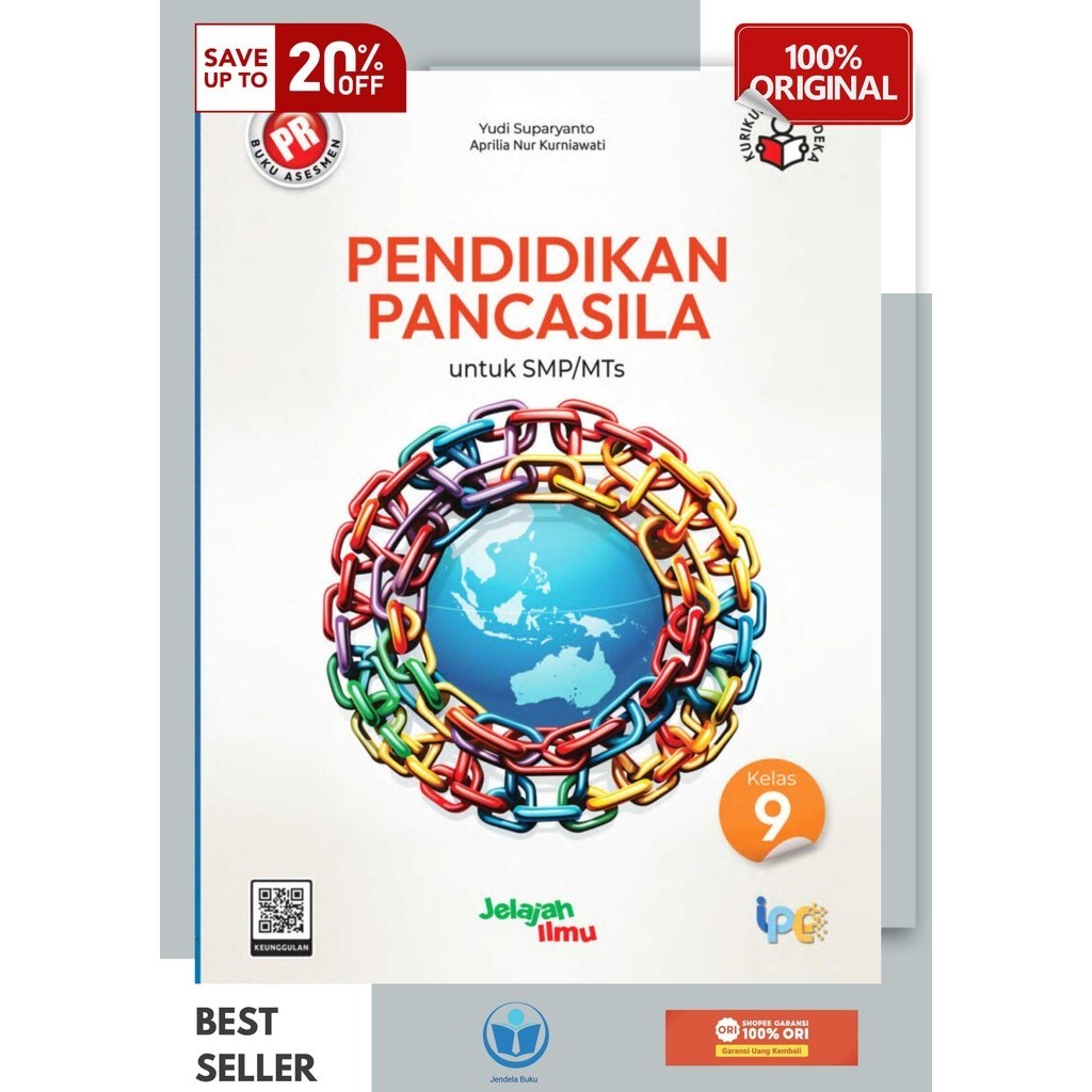 Buku Pr/Lks Kurmer PPKN Kelas 9/IX SMP/MTS Semester 1&2 Kurikulum Merdeka Intan pariwara Tahun 2024 