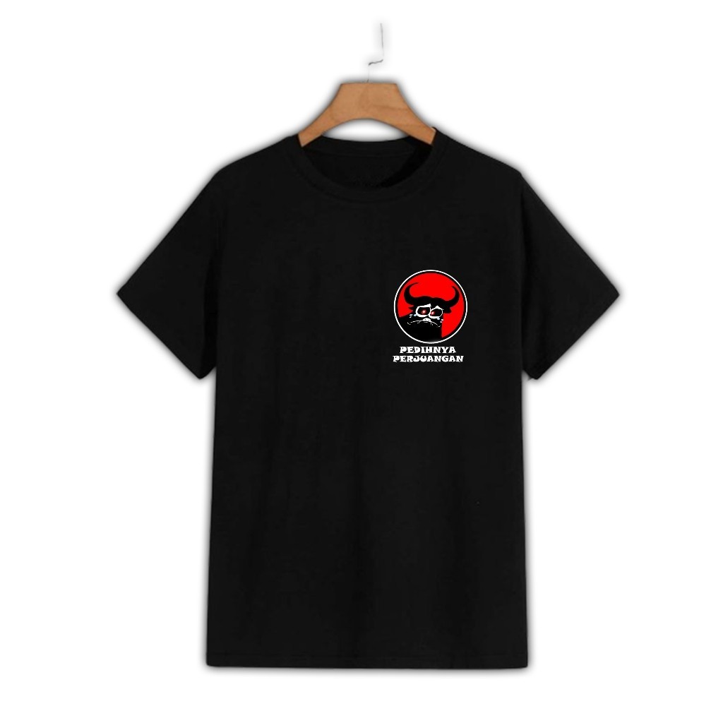 (RahmwtiOfficial) kaos logo pedih nya perjuangan t-shirt pria wanita atasan tshirt lengan pendek