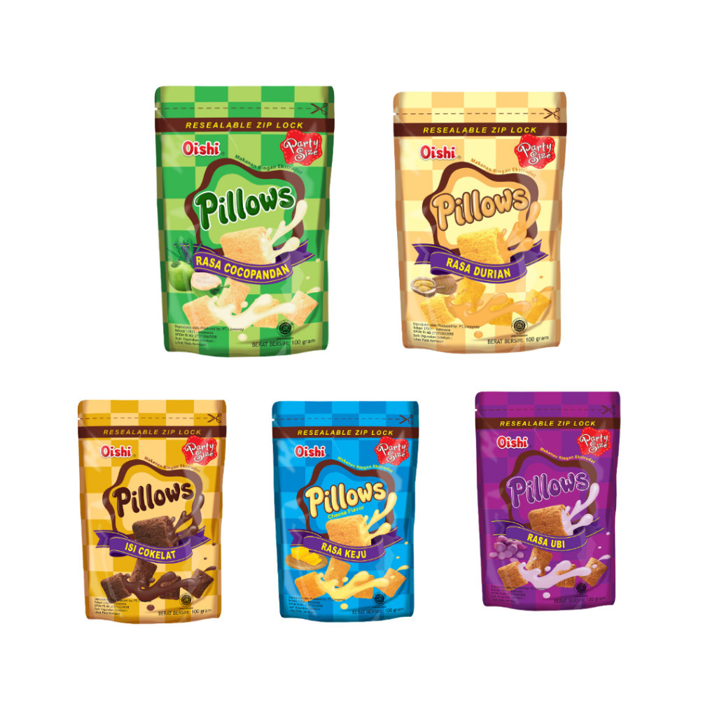 

Promo OISHI PILLOWS 100gr