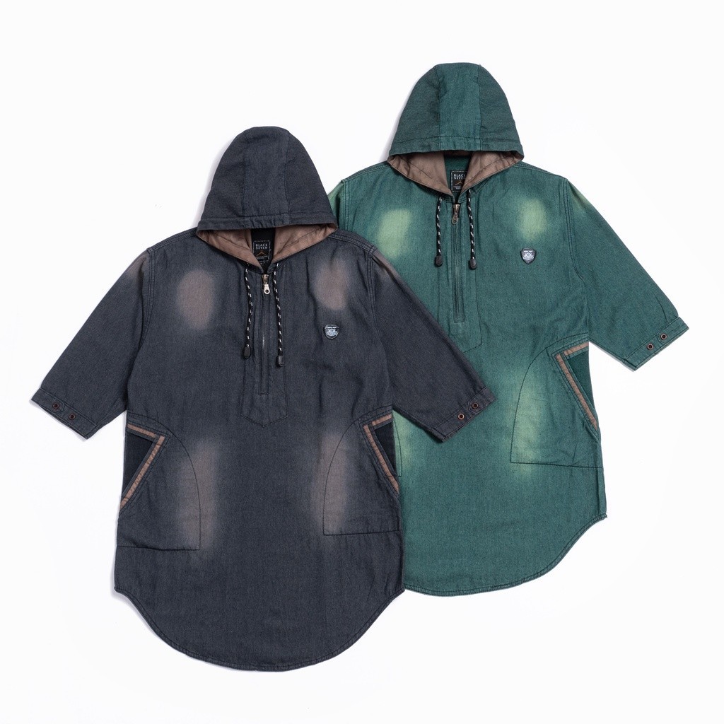KING STORE - KURTA JEANS HOODIE | BIOTHINK | GREEN