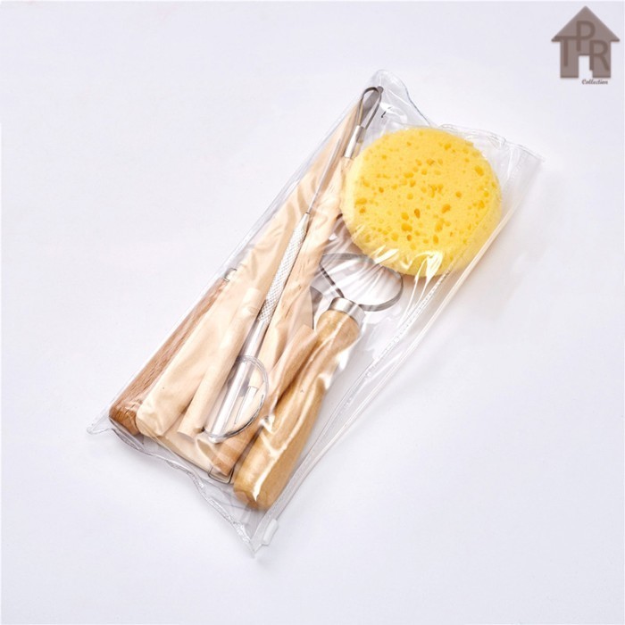 

Butsir set / Alat ukir clay / Pottery tool / Modelling tools - 9pcs.