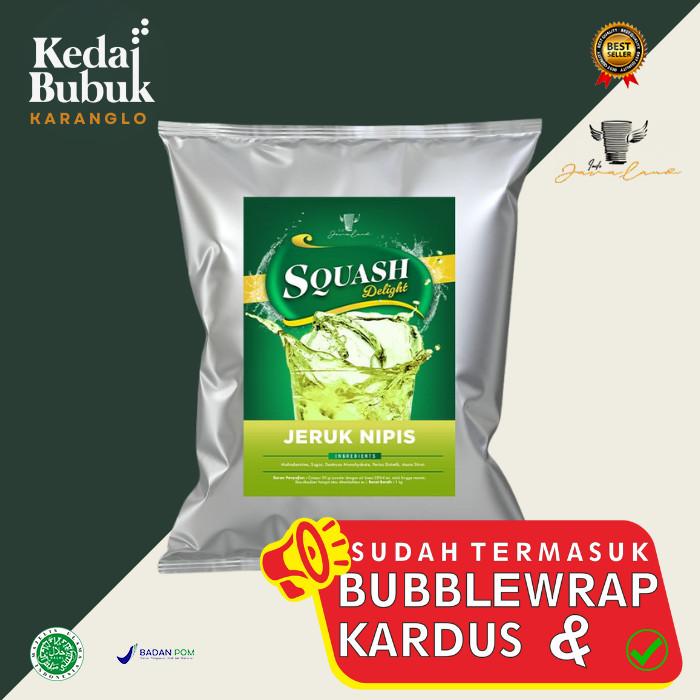 

(Squash) Bubuk Minuman Jeruk Nipis Javaland Kemasan 1 Kg