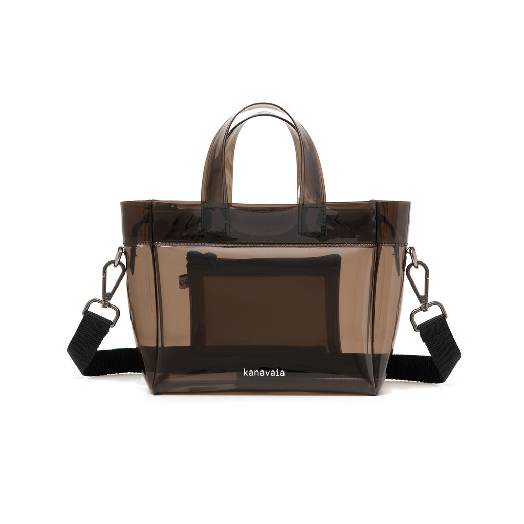 Kanavaia Mini PVC Tote Bag in All Black