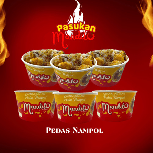 

Mandilo Bundling 6 Pcs - Cuanki Instant | Pedas Nampol | Cuanki Siap Saji