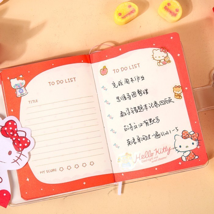

MIMIMOO Notebook Buku Diary A5 A6 Cinnamoroll Pompompurin Hello Kitty - My Melody A6