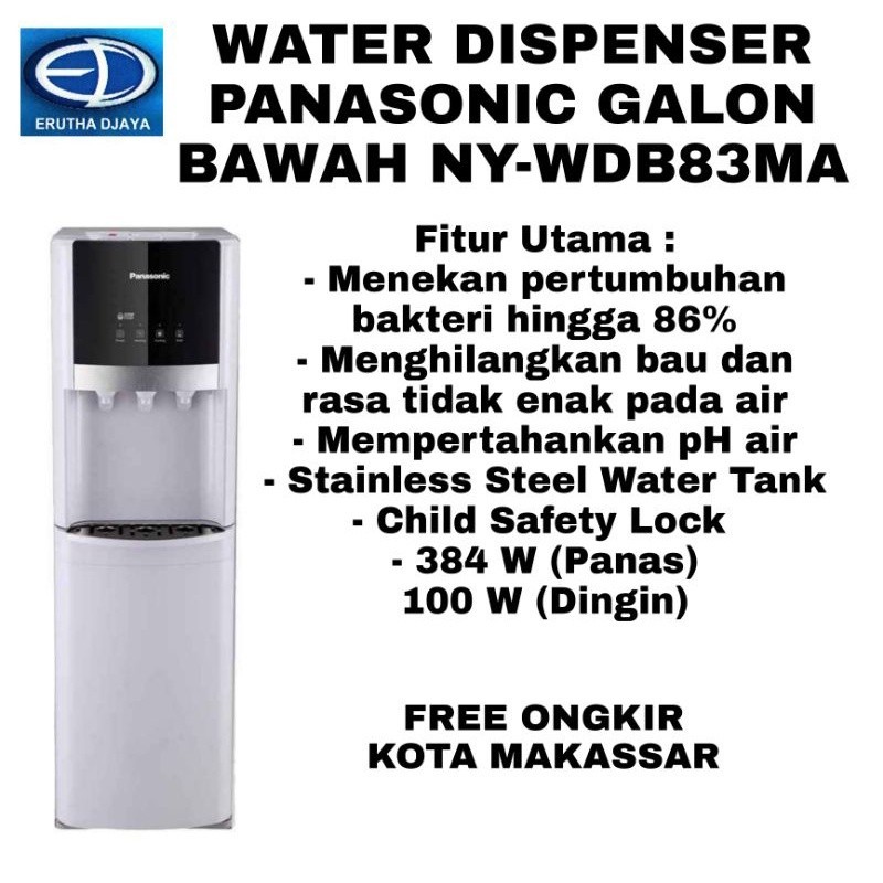 PANASONIC Water Dispenser Galon Bawah NYWDB83MA