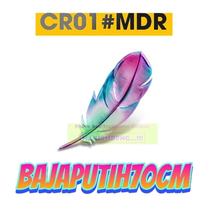 

BULYAM.EXE Sticker Motif Bulu Ayam BAJAPUTIH70 || #crbuluayam #crmadura01 ||