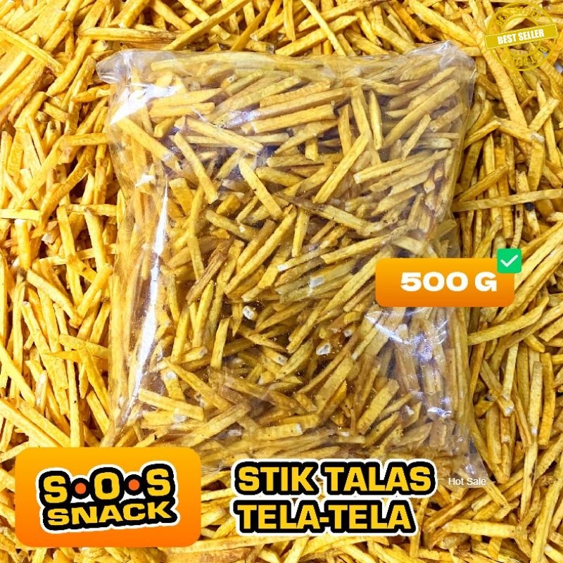 

Makaroni SOS - 500Gr Stik Talas Tela Tela-Tela Renyah Gurih Termurah