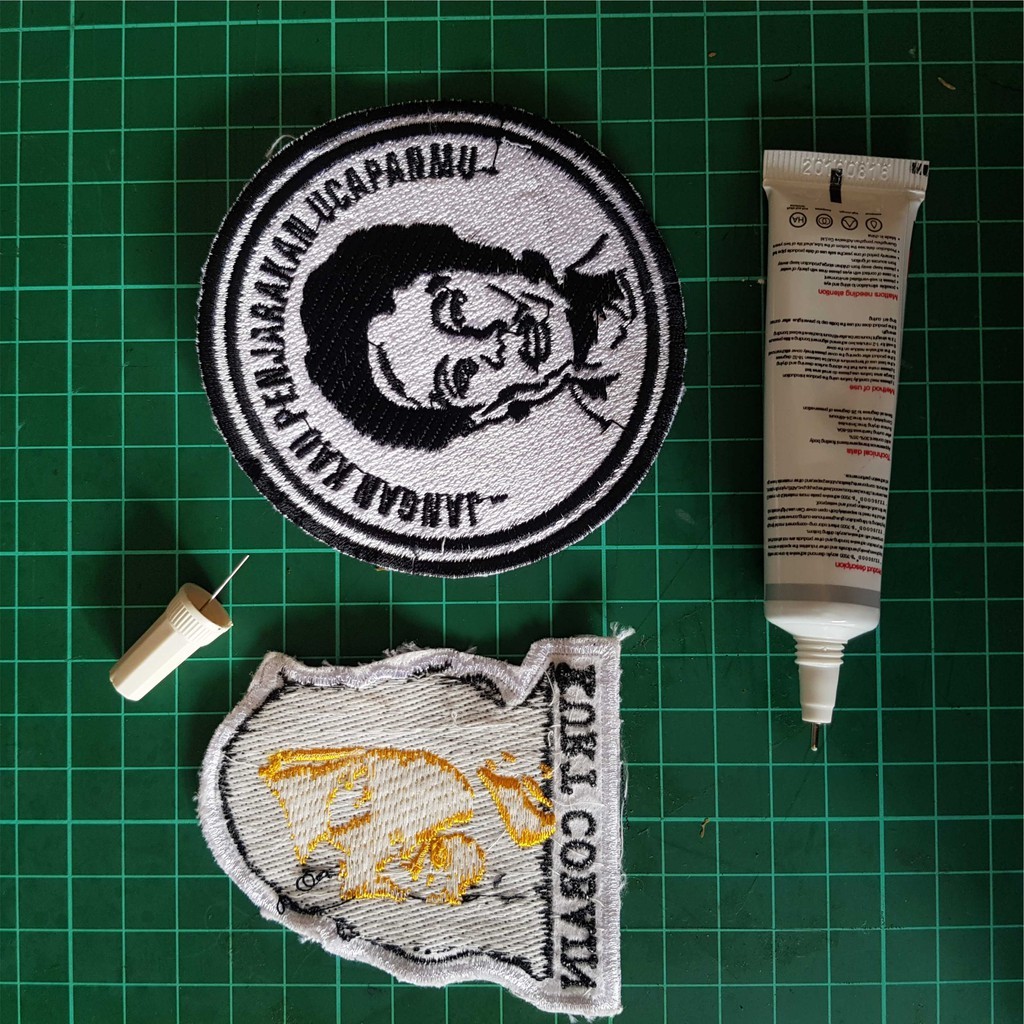 Bordir Tshirttokoh - Lem Patch dan Emblem ( LEM SAJA )