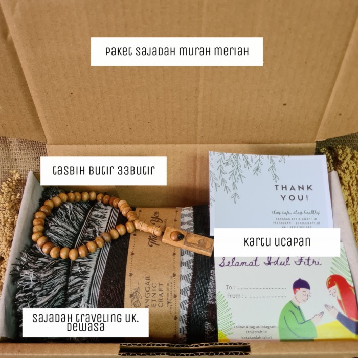 

[[New Arrival]]- hampers hadiah paket Lebaran Idul Fitri Ramadan hijab sajadah tasbih - edisi sajadah