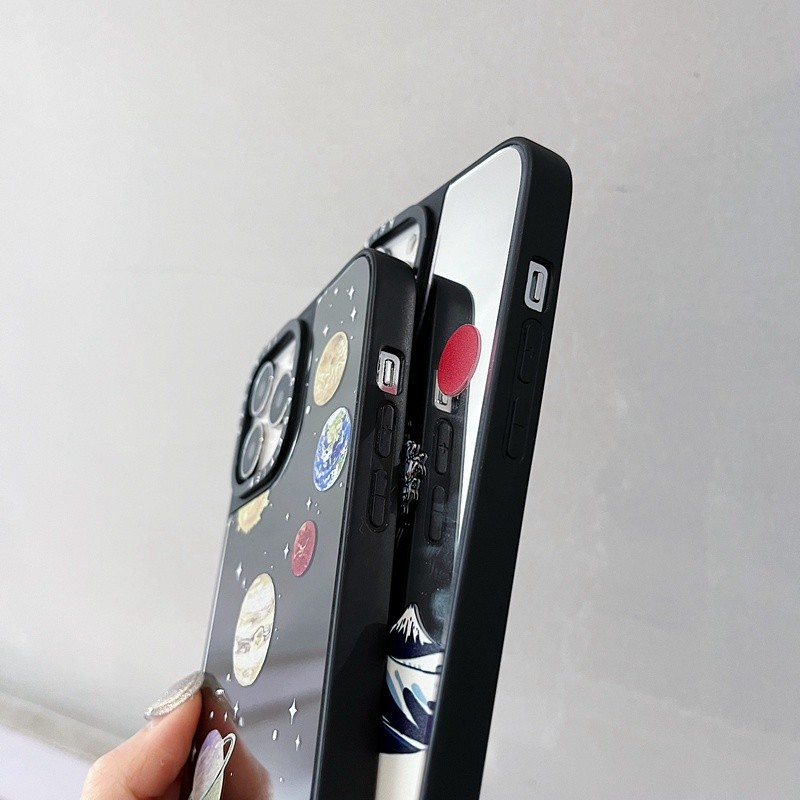 Original CASETiFY Solar System Plated Planetary Mirror Black For iPhone 15 14 Plus 11 12 13 Pro 15Pr