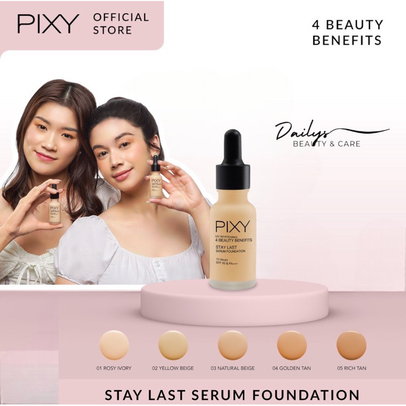 (FREE GIFT) PIXY Serum Foundation | Pixy Stay Last Serum Foundation