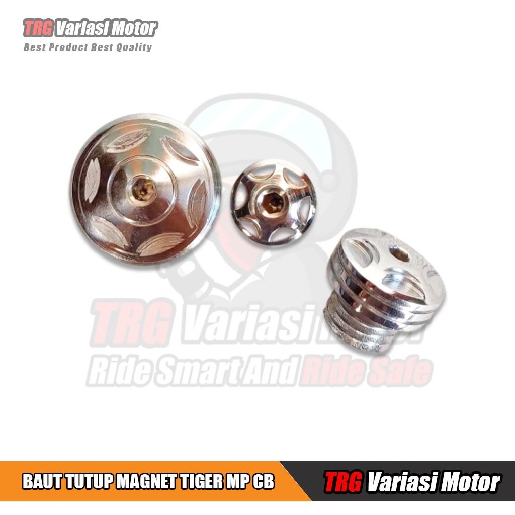 Baut Tutup Magnet Tiger Baut Tutup Magnet Megapro Set Baut Oli Motif Bintang PNP Tiger MP Megapro CB